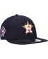 ფოტო #2 პროდუქტის Men's Navy Houston Astros 9/11 Memorial Side Patch 59Fifty Fitted Hat