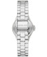 ფოტო #2 პროდუქტის Women's Lennox Quartz Three-Hand Silver-Tone Stainless Steel Watch 30mm