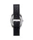 ფოტო #2 პროდუქტის Men Daxton Stainless Steel Strap Skeleton Watch - Black/White