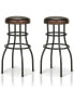 Delvan Padded Bar Stool, Set of 2