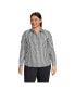 ფოტო #2 პროდუქტის Plus Size Wrinkle Free No Iron Button Front Shirt