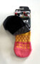 Crocs Men's Adult Quarter Sock 3-Pair Electric Pink/Multi Size Small NWT