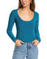 The Sei Textured Knit Top Women's Blue P - фото #1