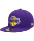 Men's Purple Los Angeles Lakers Stateview 59FIFTY Fitted Hat