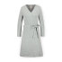 Women's Organic Cotton Wrap Sweater Dress Серый, 8 - фото #3