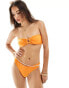 Фото #3 товара Brave Soul low rise bikini bottoms in orange