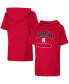 Big Boys Scarlet Nebraska Huskers Varsity Hooded T-shirt