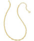 Фото #3 товара Kendra Scott chain Link Collar Necklace, 16" + 3" extender
