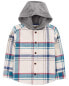 Toddler Plaid Button-Front Shacket 3T