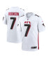 ფოტო #1 პროდუქტის Men's Bijan Robinson White Atlanta Falcons 2023 NFL Draft First Round Pick Game Jersey