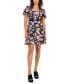 Women's Embroidered Floral A-Line Dress