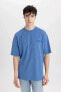 Фото #7 товара Футболка defacto Erkek T-shirt C2136AX/BE389 BLUE