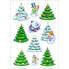 Фото #1 товара BANDAI Sticker Decor Christmas Winter Landescap