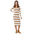 Фото #1 товара Платье женское Rip Curl Sun Club Stripe Sleeveless Midi Dress