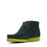 Clarks Wallabee Boot 26169606 Mens Green Suede Lace Up Chukkas Boots