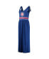 Фото #3 товара Women's Royal Chicago Cubs Game Over Maxi Dress