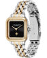 Фото #2 товара Women's Two-Tone Stainless Steel Watch 28mm