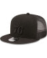 Фото #1 товара Men's Black Philadelphia 76ers Classic 9FIFTY Trucker Snapback Hat