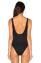 Фото #2 товара Free People Boy Babe Solid Sleeveless Bodysuit (Black) Women's Sz. L 148026