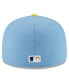 Фото #5 товара Men's Powder Blue Milwaukee Brewers City Connect 59FIFTY Fitted Hat