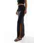 Фото #1 товара Threadbare linen blend column maxi skirt in black