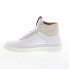 Фото #5 товара Bruno Magli Festa BM1FSTG1 Mens White Leather Lifestyle Sneakers Shoes