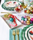 Retro Christmas Village Platter