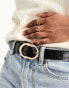 Фото #6 товара ASOS DESIGN croc double circle waist and hip belt