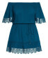 Фото #3 товара Plus Size Crochet Detail Dress