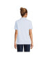 Фото #9 товара Women's School Uniform Tall Short Sleeve Interlock Polo Shirt