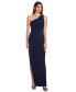 Фото #6 товара One-Shoulder Jersey Gown