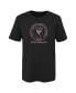 ფოტო #1 პროდუქტის Little Boys and Girls Black Inter Miami CF Primary Logo T-shirt