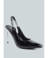 ფოტო #2 პროდუქტის Women's Coveted Stiletto Heeled Slingback Sandals