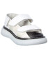 Фото #1 товара Khaite Murray Chunky Leather Sandal Women's White 39