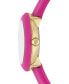 Women's Mini Park Row Pink Silicone Watch 28mm