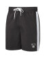 Men's Black, Gray Brooklyn Nets Sand Beach Volley Swim Shorts