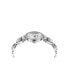 Women's Supernova Two Hand Quartz Silver Stainless Steel Jewelry Clasp closure 34MM