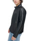 ფოტო #3 პროდუქტის Men's Faux Leather Racer Jacket