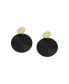 ფოტო #1 პროდუქტის Women's Contrast Drop Earrings