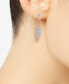ფოტო #2 პროდუქტის Link Drop Earrings (1 ct. t.w.) in Sterling Silver & Gold-Plate, Created for Macys