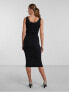 Dámské šaty PCKITTE Slim Fit 17112261 Black