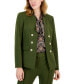 ფოტო #1 პროდუქტის Women's Ponte Faux-Double-Breasted Blazer