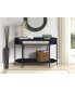 Colson Sofa Table, Black Finish