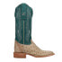 Фото #2 товара R. Watson Boots Full Quill Emroidery Ostrich Square Toe Cowboy Womens Beige, Bl