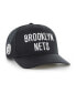 Men's Black Brooklyn Nets Contra Hitch Snapback Hat