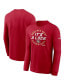 Фото #1 товара Men's Scarlet San Francisco 49ers 2023 NFC West Division Champions Locker Room Trophy Collection Long Sleeve T-shirt