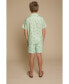 Фото #1 товара Рубашка для малышей Brooks Brothers с коротким рукавом и принтом Golfers
