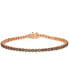 Chocolatier® Chocolate Diamond Tennis Bracelet (1-1/6 ct. t.w.) in 14k Gold (Also Available in Rose Gold)