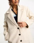 Фото #6 товара Pimkie longline tailored coat in beige