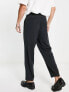 Фото #2 товара ASOS DESIGN oversized tapered smart trousers in black